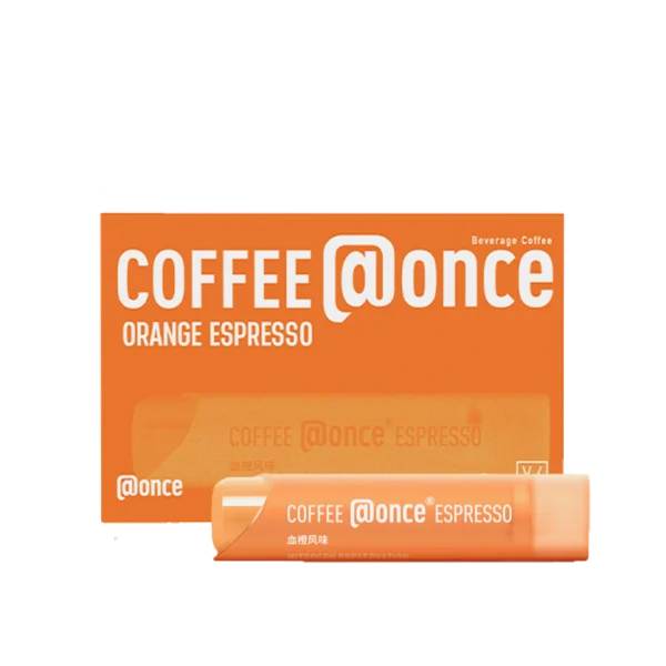 قهوة منعشة Once@ Espresso بنكهة البرتقال