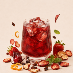 Alternative view of شاي أعشاب بنكهة الفراولة – 70 جم Strawberry Flavored Herbal Tea – 70g